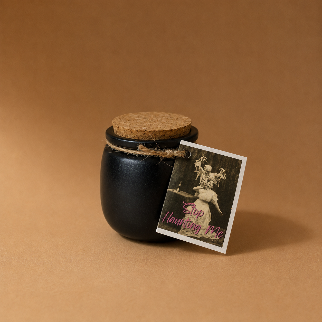 Stop Haunting Me Cauldron Candle