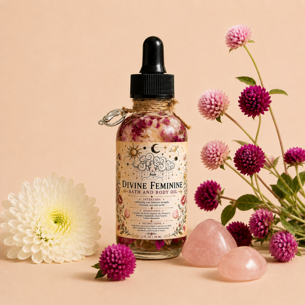 Divine Feminine Bath, Body and Ritual Oil