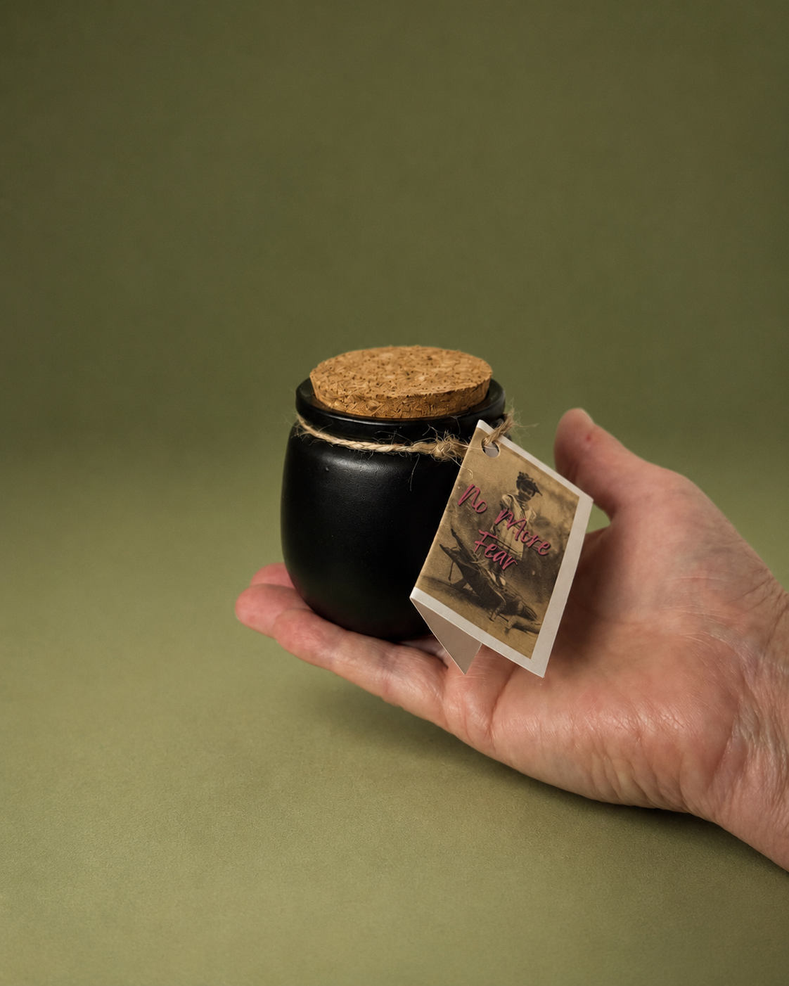 No More Fear Cauldron Candle