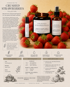 Crushed Strawberries — Strawberries & Cream Candle Collection