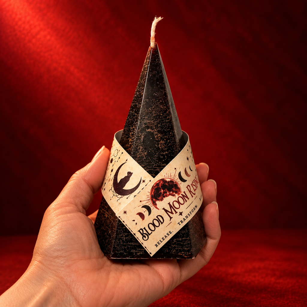 Blood Moon Rising Candle