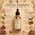 Divine Feminine Bath, Body and Ritual Oil