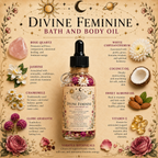 Divine Feminine Bath, Body and Ritual Oil