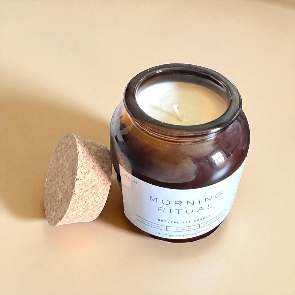 Invigorating coffee soy candle gift for lovers of fresh rich fragrance clean burning and vegan friendly candle with natural ingredients perfect for home office meditation or cozy living spaces