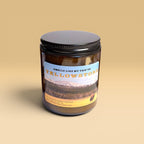 Outdoors inspired Yellowstone candle with earthy wilderness scent profile featuring trees dirt woods and crisp mountain air amber jar candle for cozy cabin styling and rustic lodge decor perfect gift for Yellowstone lovers national park collectors travelers and camping enthusiasts ideal Christmas gift birthday gift Father’s Day gift gift for boyfriend gift for husband housewarming gift travel gift and rustic masculine candle for nature inspired homes