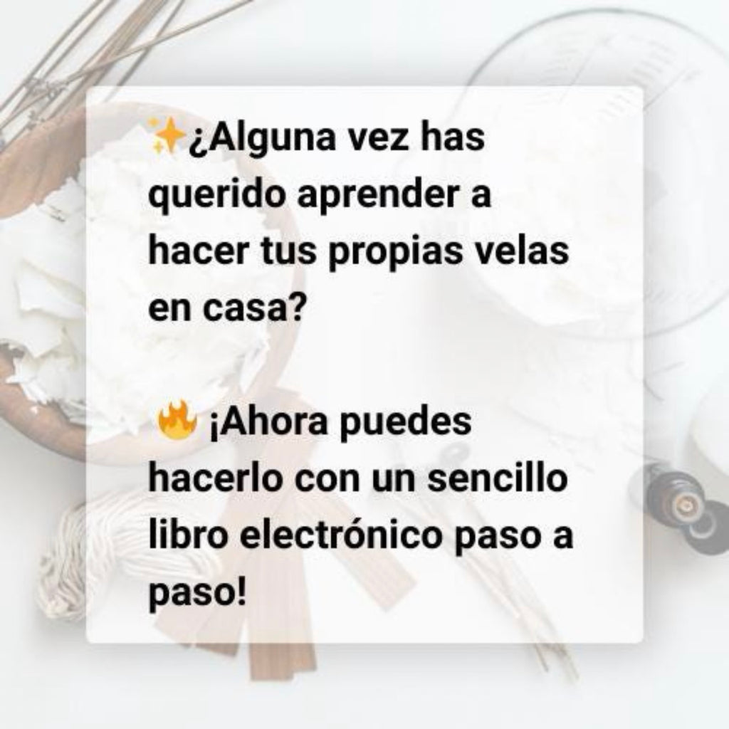 Candle Making 101 Ebook (Spanish Edition) — Beginner's Guide, en Español (Digital Download)