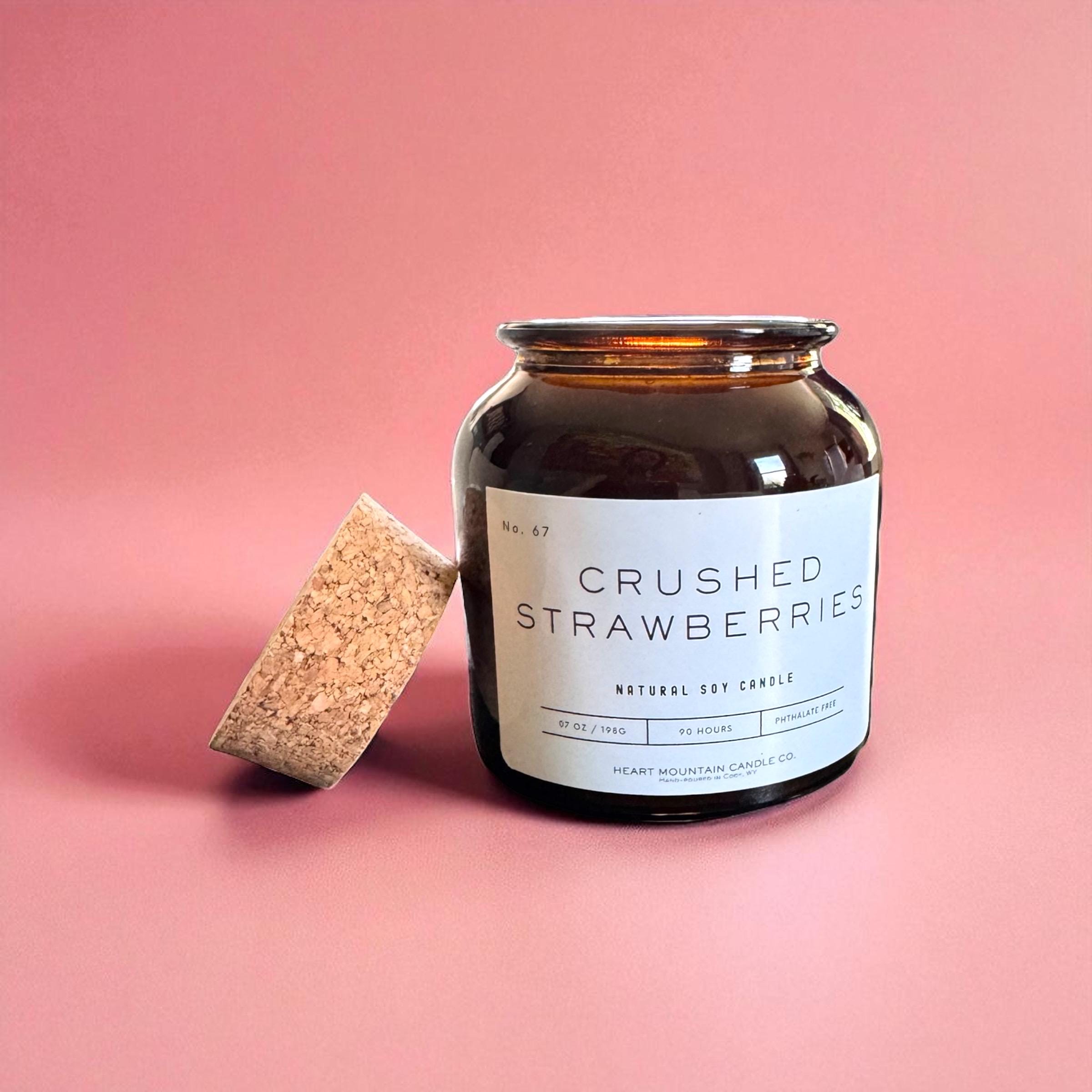 Fresh strawberry and vanilla candle strawberry vanilla candle sweet fruit candle luxury soy candle clean burning non-toxic candle strawberry dessert candle scent creamy vanilla fragrance candle handmade soy candle luxury home fragrance candle birthday gift candle housewarming gift candle mothers day gift candle valentines gift candle christmas gift candle wedding gift candle hostess gift candle self-care candle gift