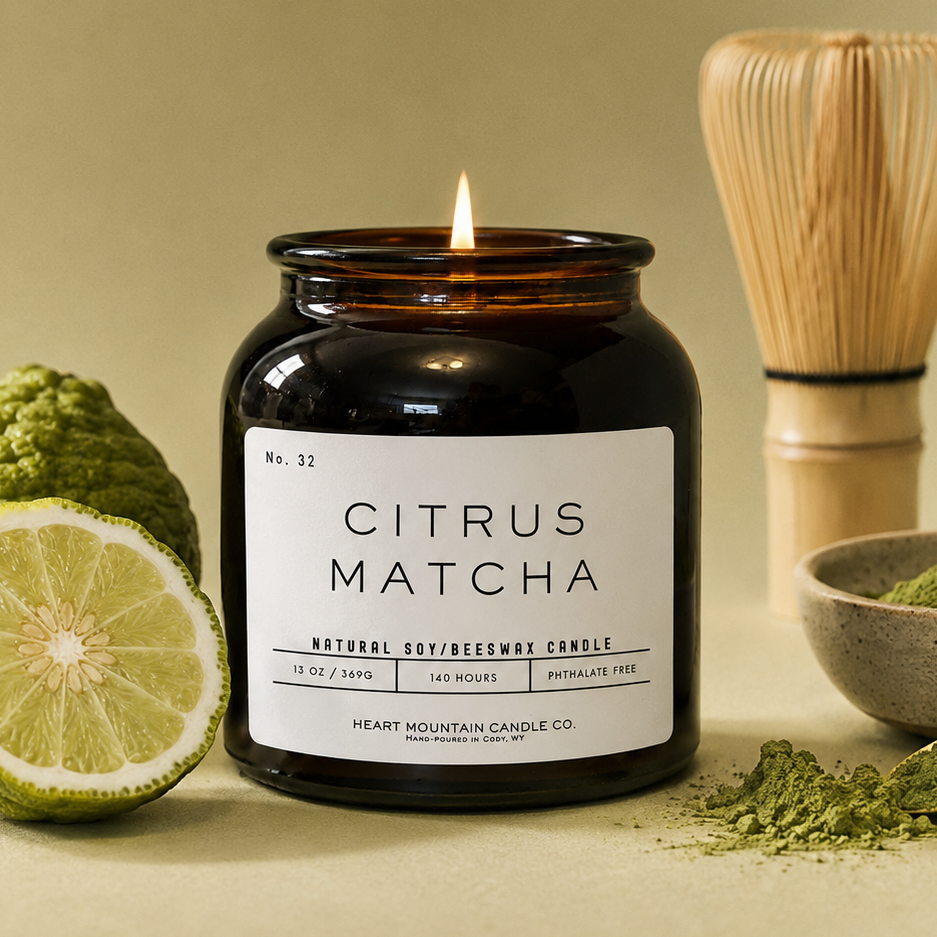 The Citrus Matcha Candle