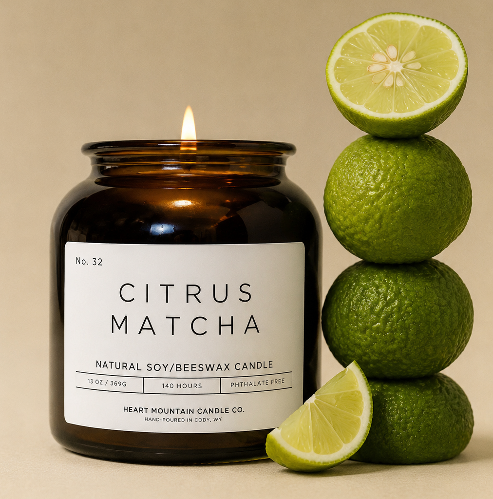 The Citrus Matcha Candle