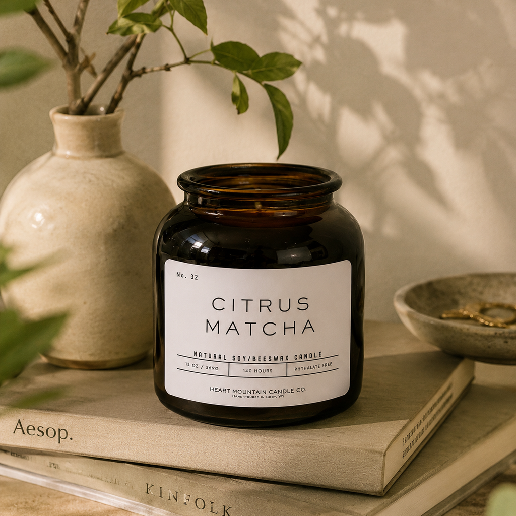 The Citrus Matcha Candle