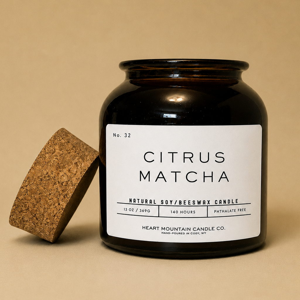 The Citrus Matcha Candle