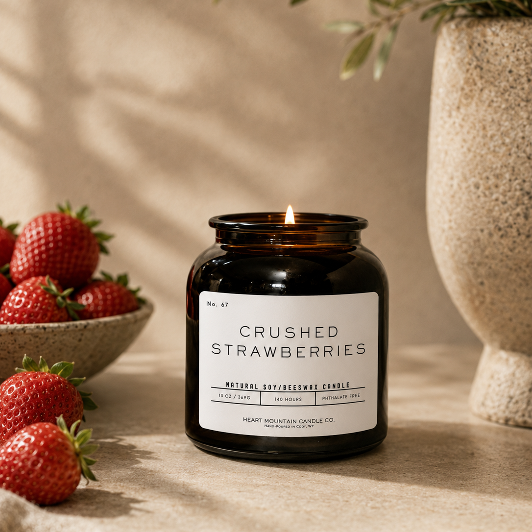 The Crushed Strawberries Candle