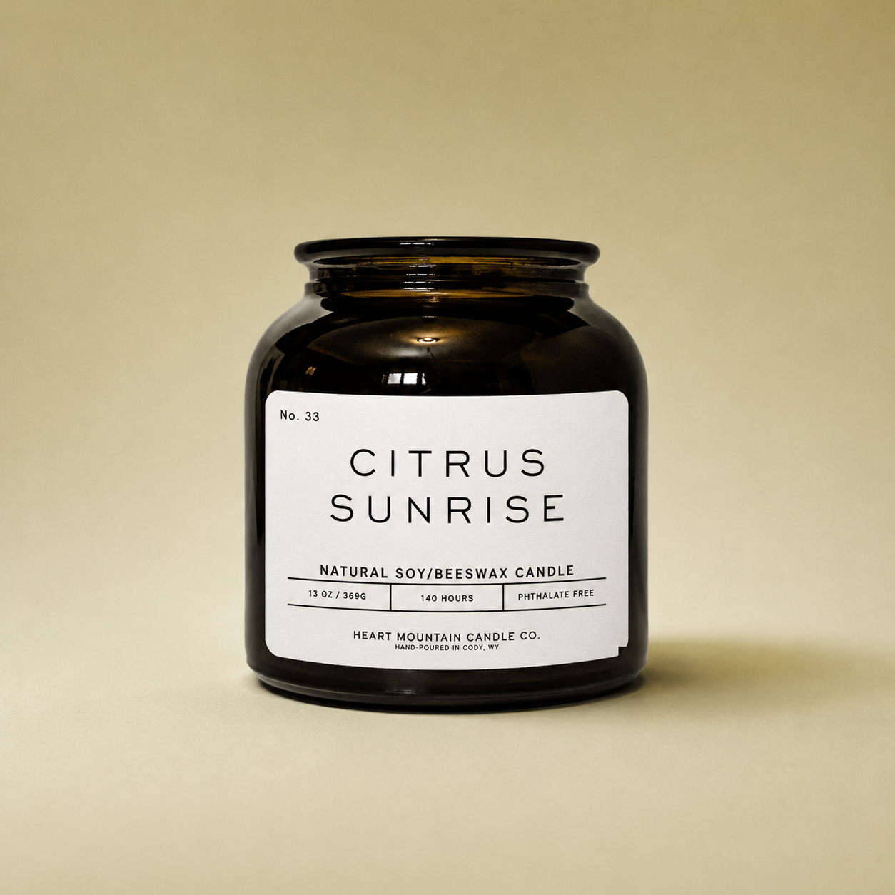 The Citrus Sunrise Candle