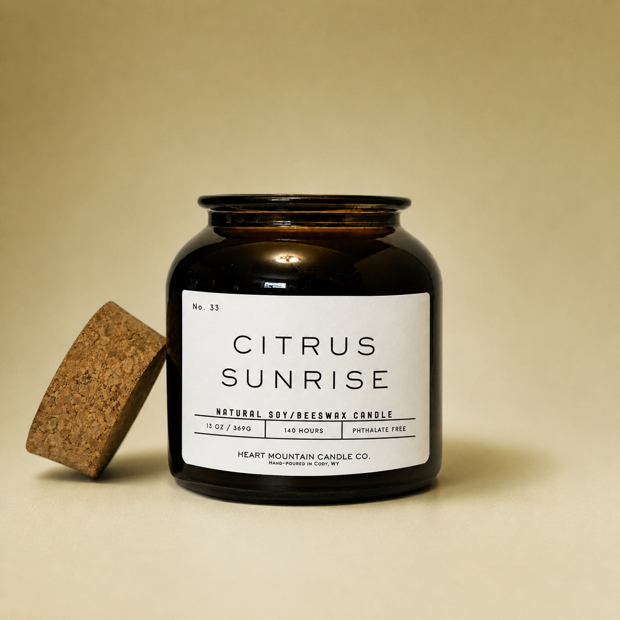 The Citrus Sunrise Candle
