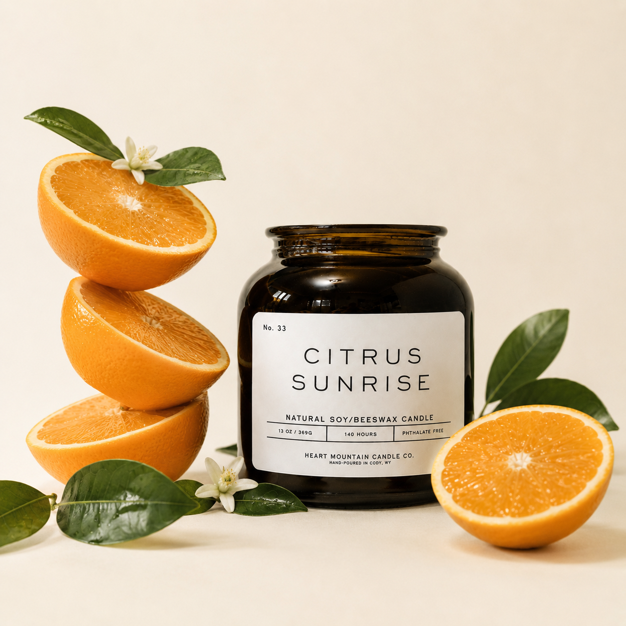 The Citrus Sunrise Candle