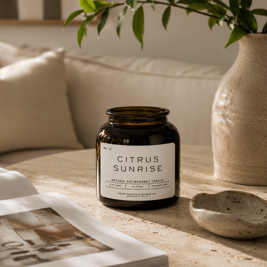 The Citrus Sunrise Candle