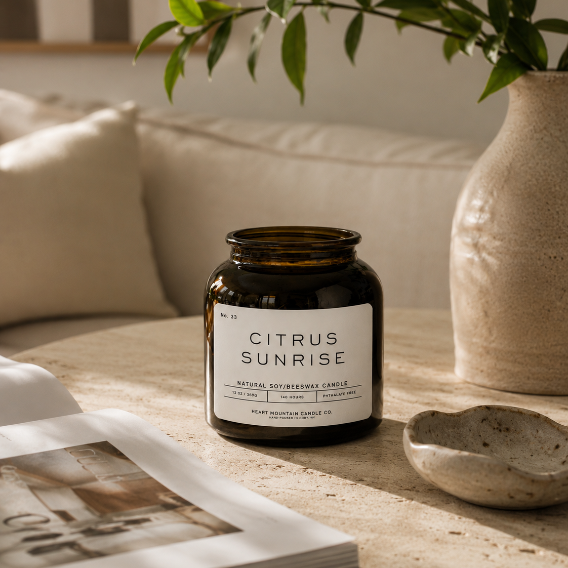 The Citrus Sunrise Candle