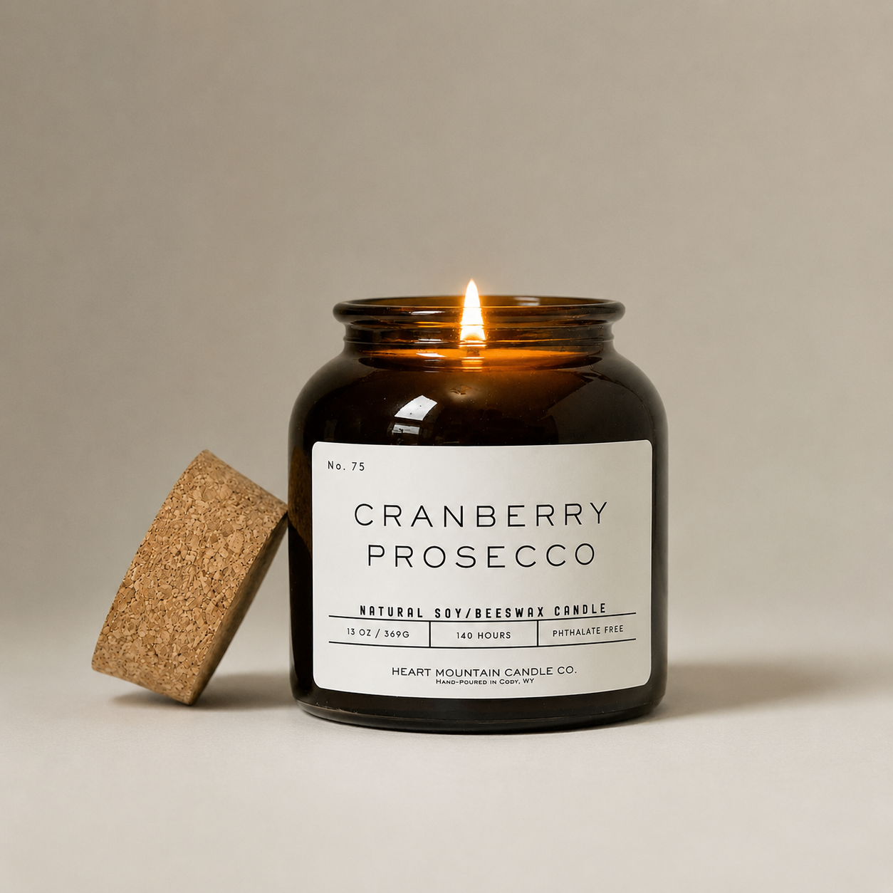 The Cranberry Prosecco Candle
