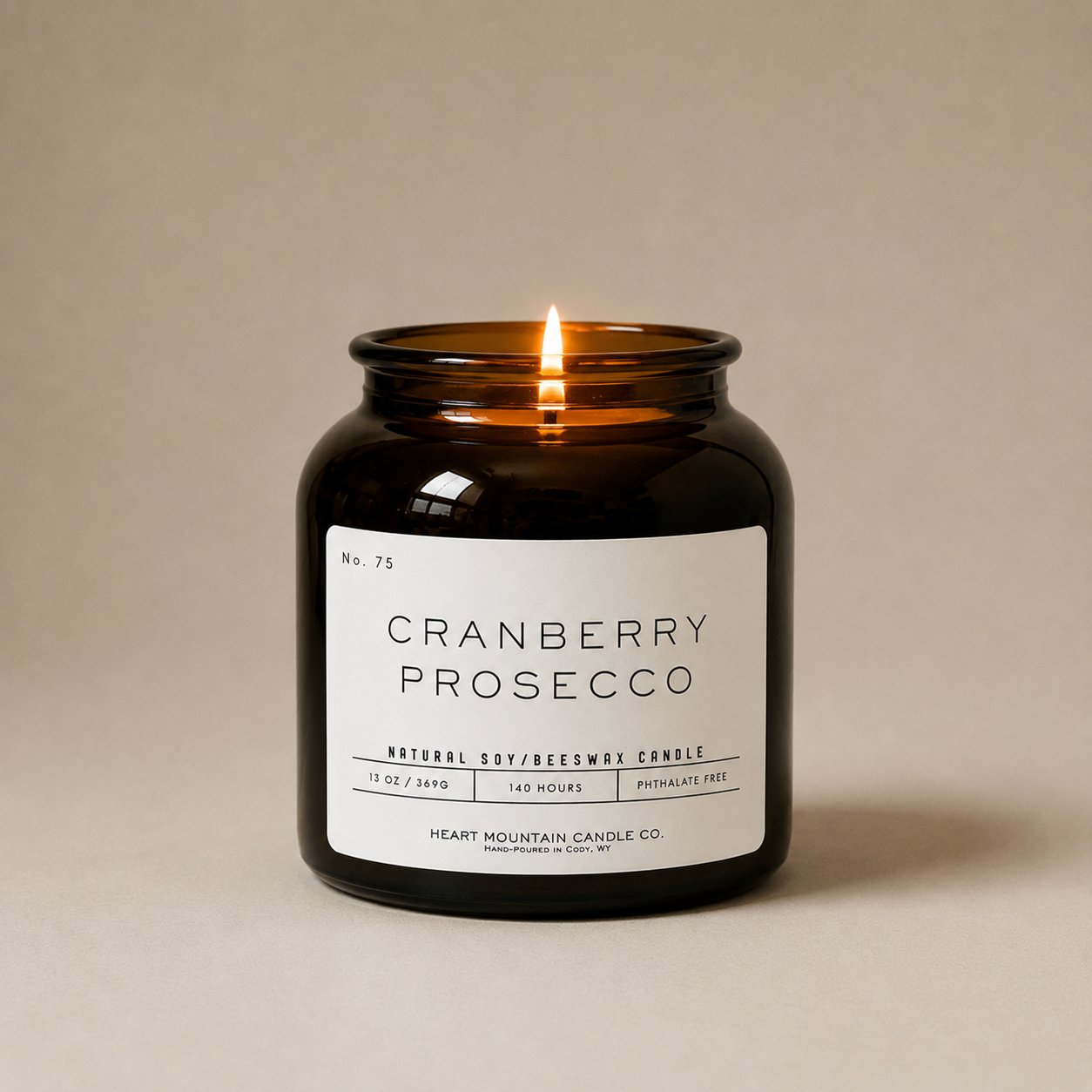 The Cranberry Prosecco Candle