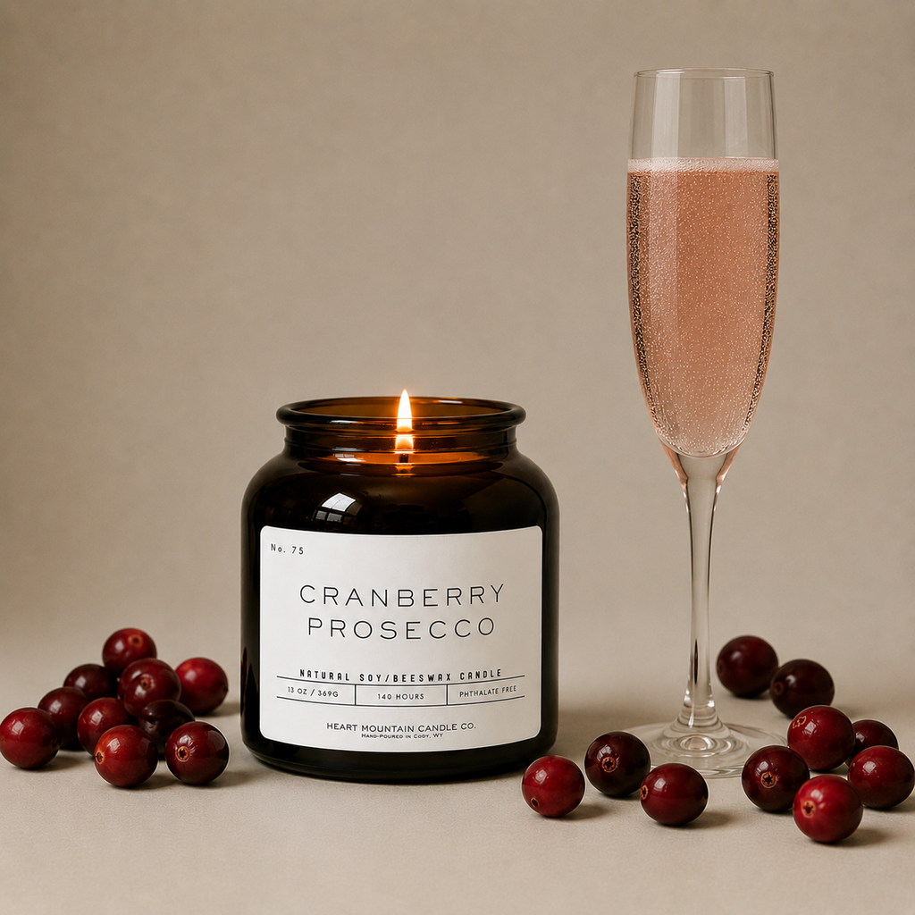 The Cranberry Prosecco Candle