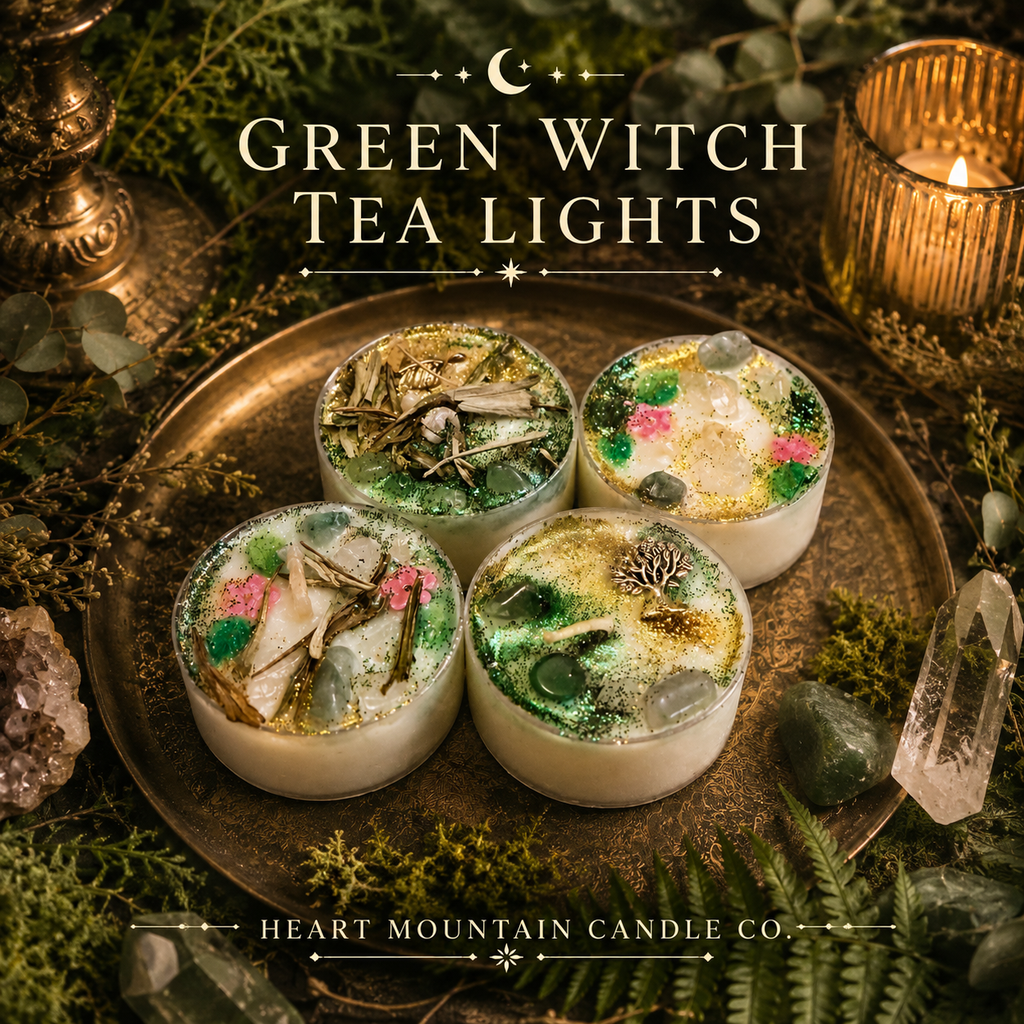 Green Witch Tea Lights