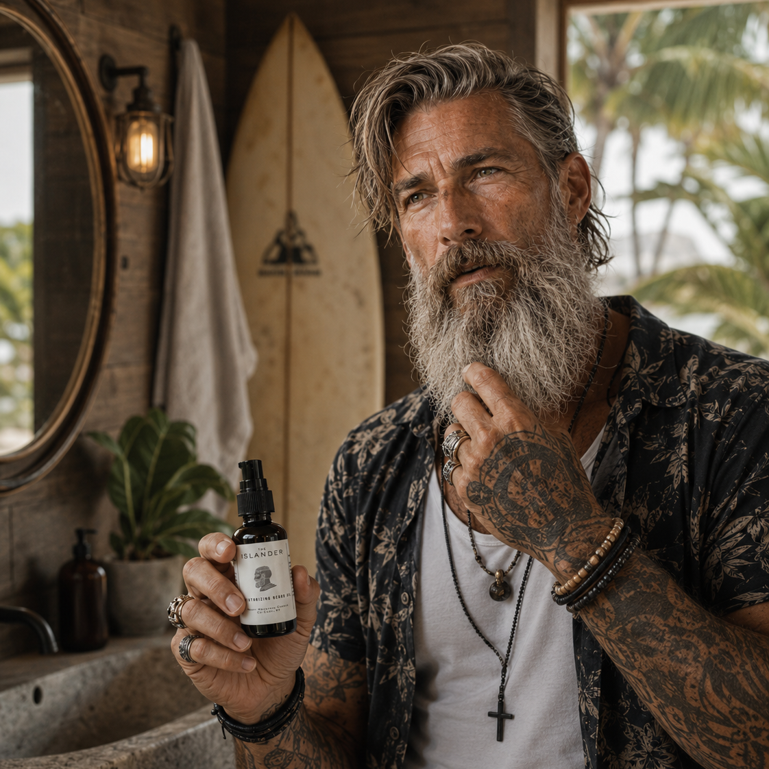 The Islander Beard and Mustache Oil
