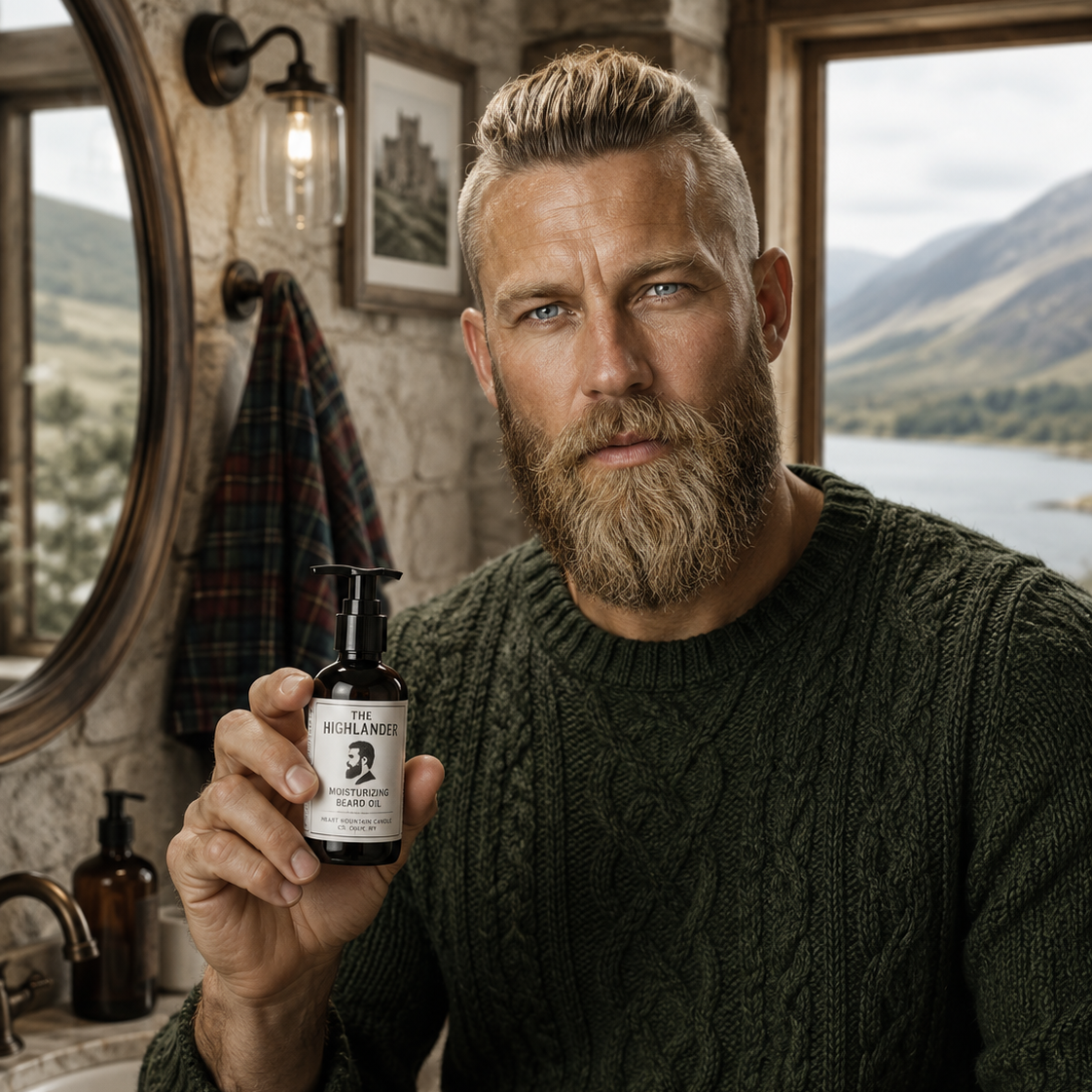 The Highlander Beard and Mustache Oil