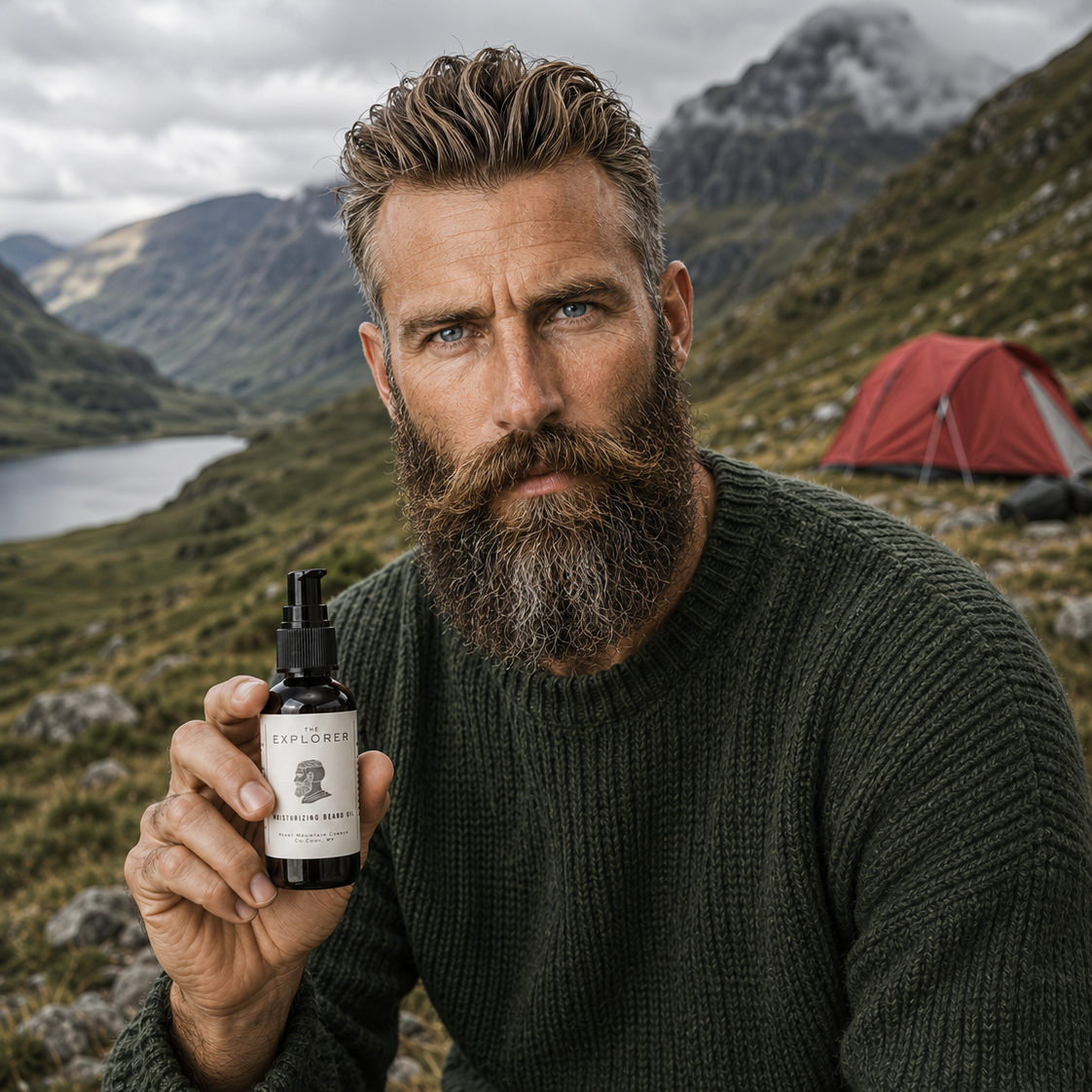 The Explorer Beard and Mustache Oil