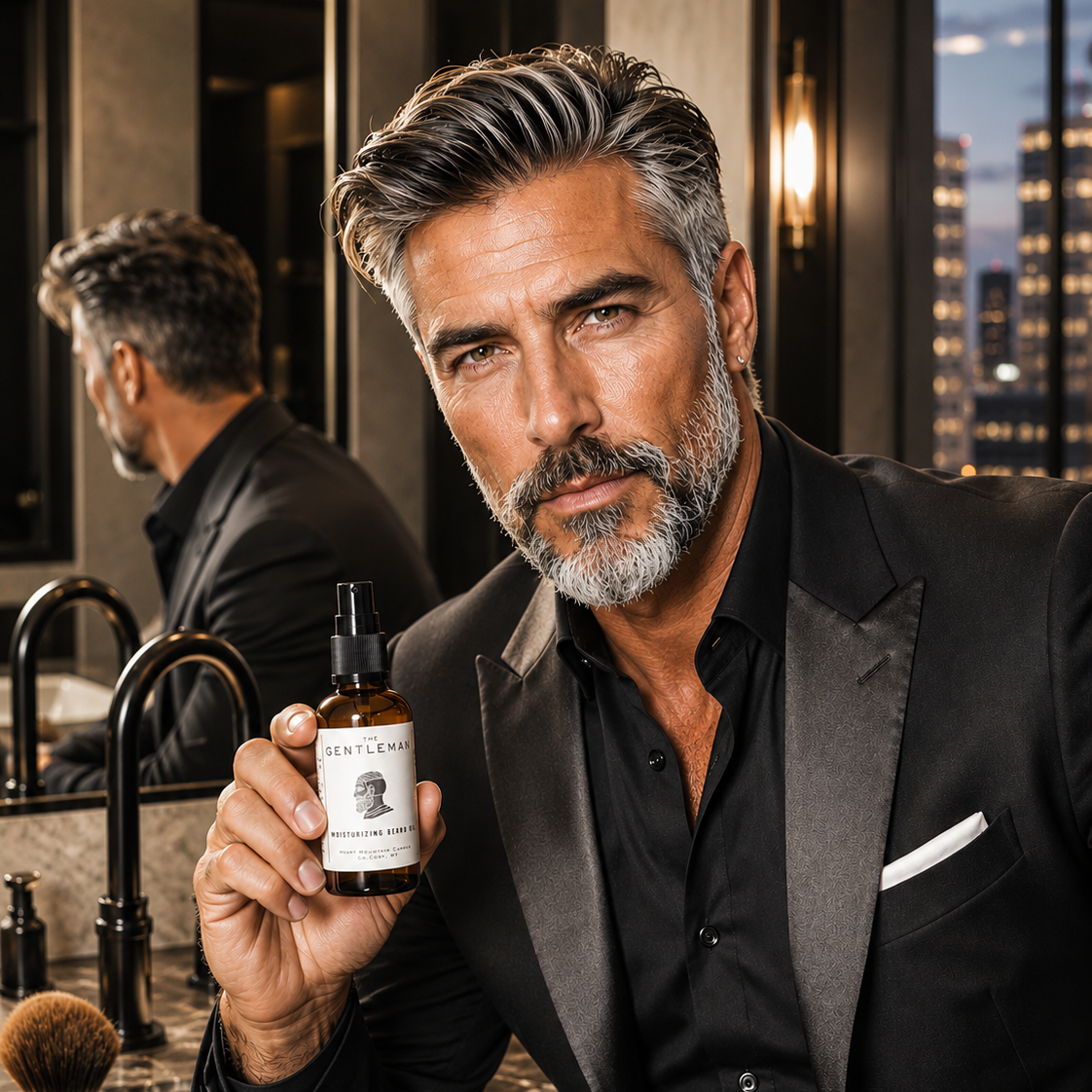 The Gentleman Beard and Mustache Oil
