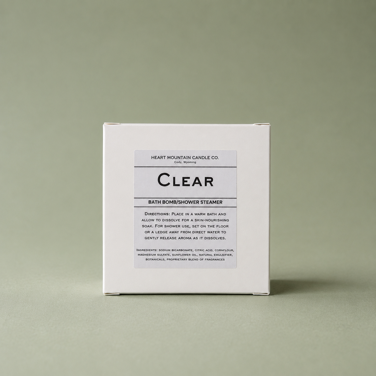 Clear Bath Bomb