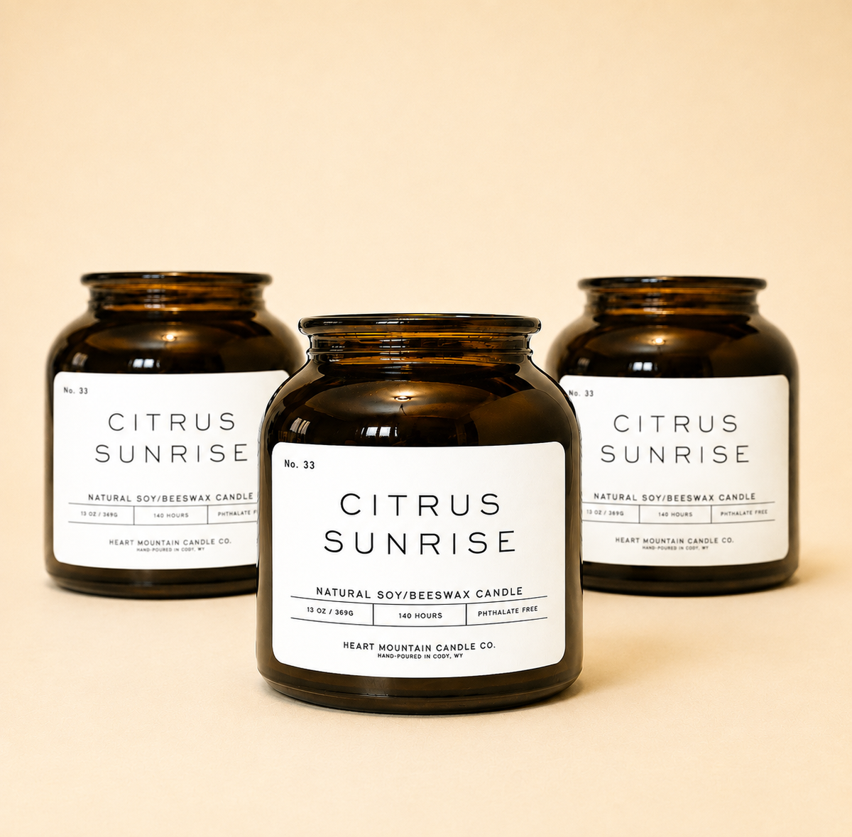 Citrus Sunrise — Citrus Spice Candle Collection