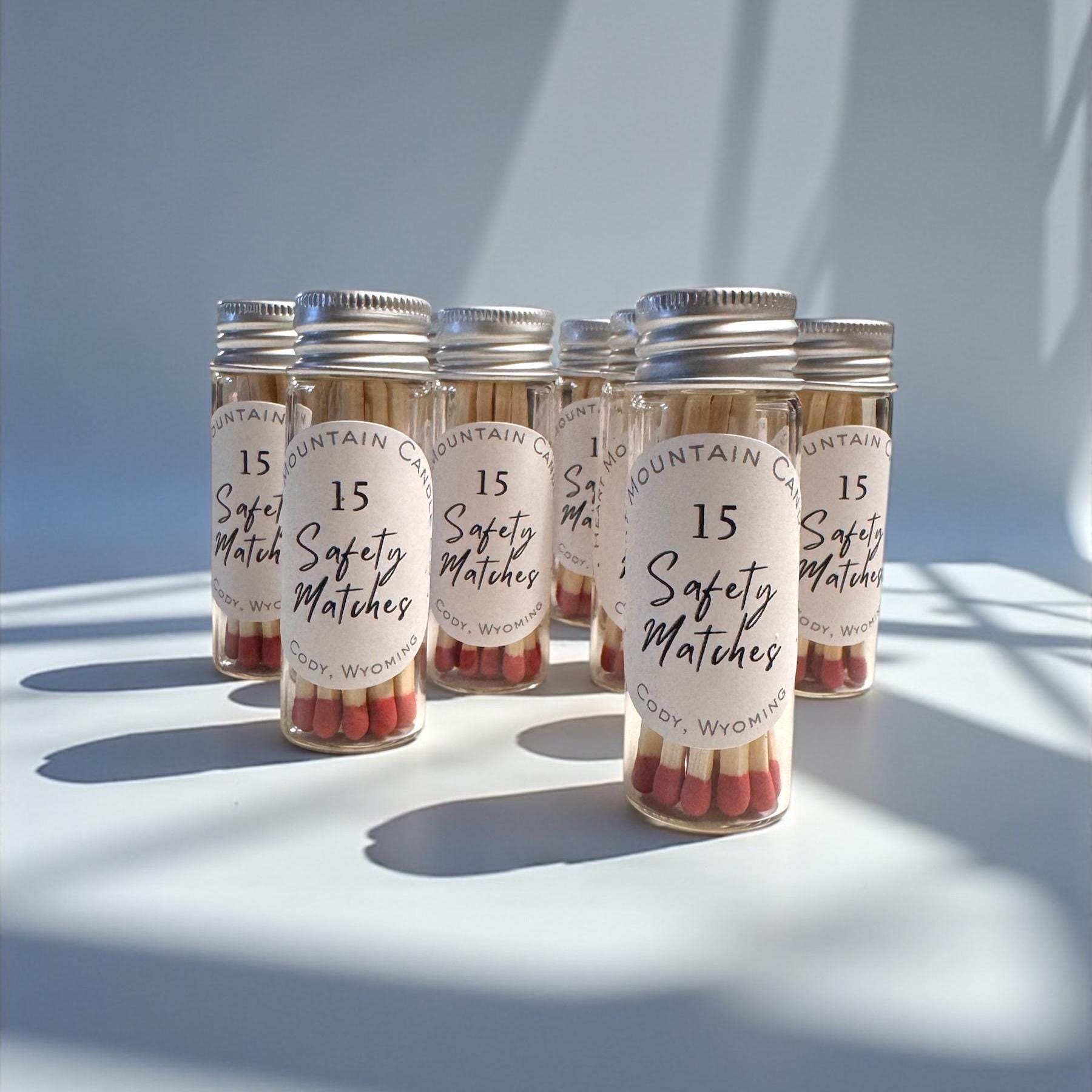 Mini jar candle matches with bottom striker glass jar safety matches best choice candle accessory matches premium decorative match jar candle lighting matches fireplace matches jar camping matches survival gear matches emergency fire starting matches rustic home decor match jar birthday gift housewarming gift fathers day gift mothers day gift valentines gift christmas gift wedding gift hostess gift