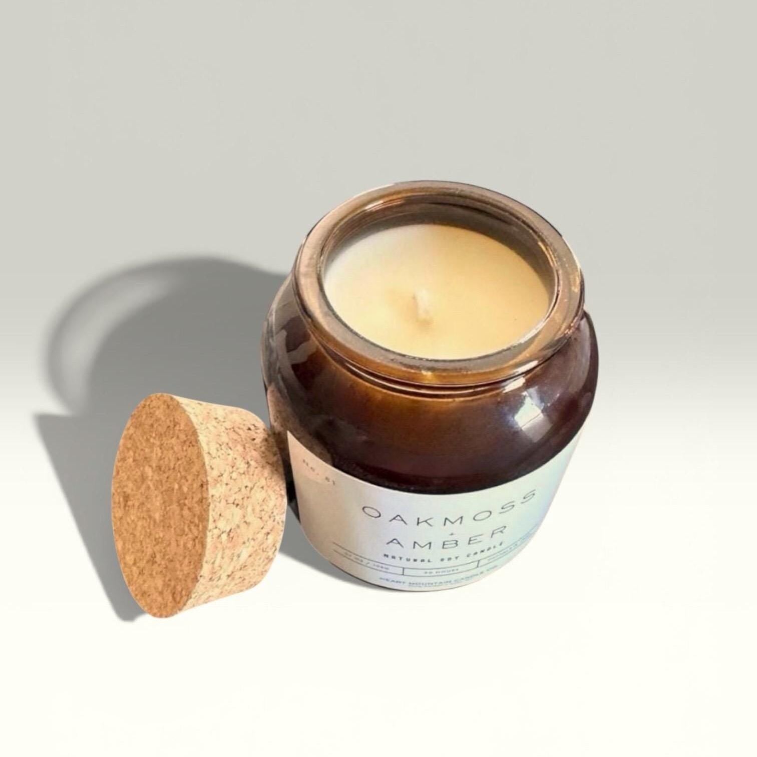 Natural Soy Candle Hand Poured Relaxing Long Burning Earth Scent Candle Clean Fragrance Luxury Gift