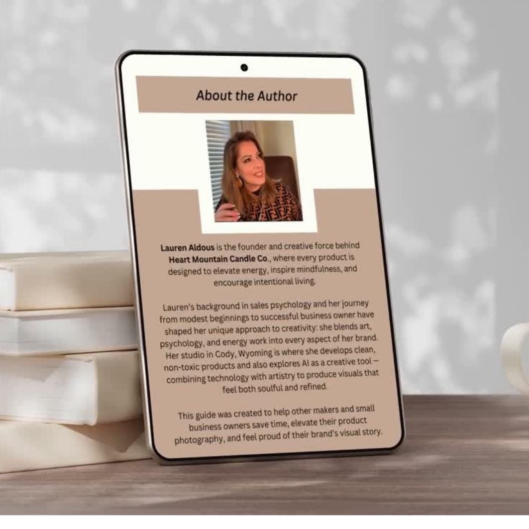 Product Photography Prompts Digital Download to Sell Etsy Products