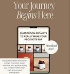 Product Photography Prompts Digital Download to Sell Etsy Products
