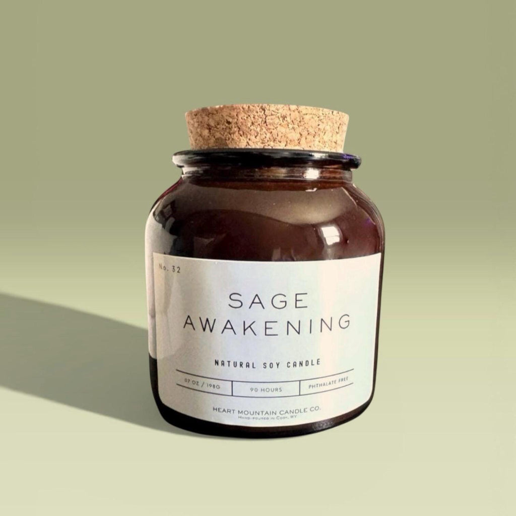 Sage awakening candle sage eucalyptus candle herbal cleansing candle luxury soy candle clean burning non-toxic candle fresh herbal fragrance candle spa relaxation candle meditation candle handmade soy candle luxury home fragrance candle birthday gift candle housewarming gift candle mothers day gift candle valentines gift candle christmas gift candle wedding gift candle hostess gift candle self-care candle gift calming herbal candle