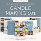 Candle Making 101 Ebook — Beginner's Guide to Candle Making (Digital Download)