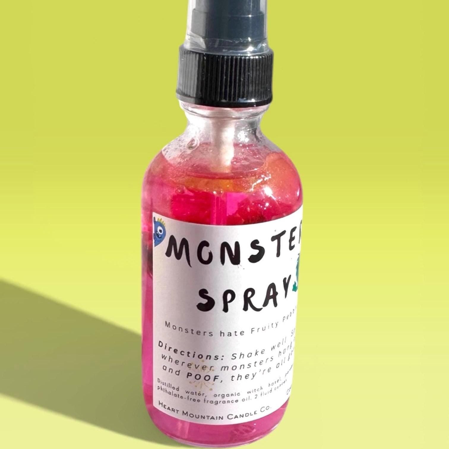 Monster spray for bedtime child anxiety calming spray for kids stress relief spray for children bedtime routine spray for kids calming sleep spray for kids kids room calming spray monster away spray nighttime comfort spray for children natural calming spray for kids parenting sleep helper birthday gift for kids christmas gift for kids stocking stuffer for children easter gift for kids