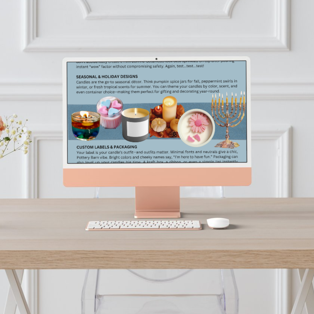 Candle Making 101 Ebook — Beginner's Guide to Candle Making (Digital Download)