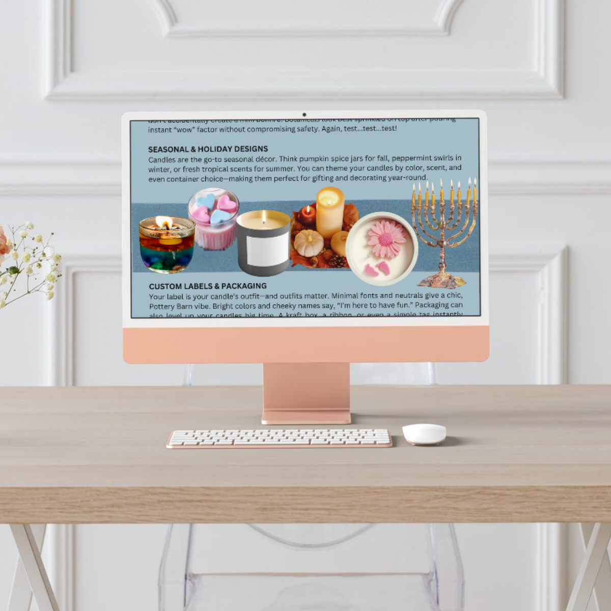 Candle Making 101 Ebook — Beginner's Guide to Candle Making (Digital Download)