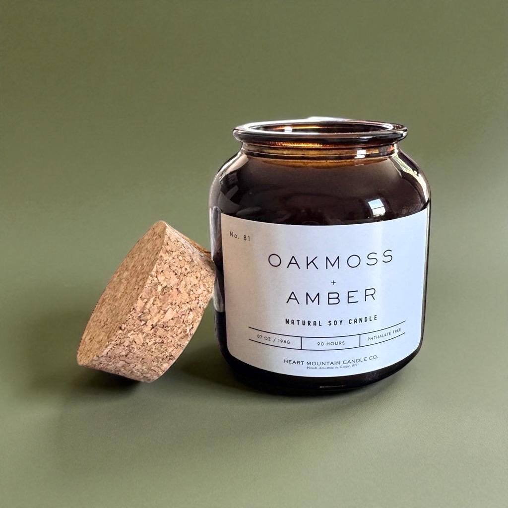 Oakmoss and amber candle earthy forest candle warm amber fragrance candle luxury soy candle clean burning non-toxic candle sophisticated woodland scent candle cozy home fragrance candle handmade soy candle luxury home fragrance candle birthday gift candle housewarming gift candle mothers day gift candle valentines gift candle christmas gift candle wedding gift candle hostess gift candle self-care candle gift