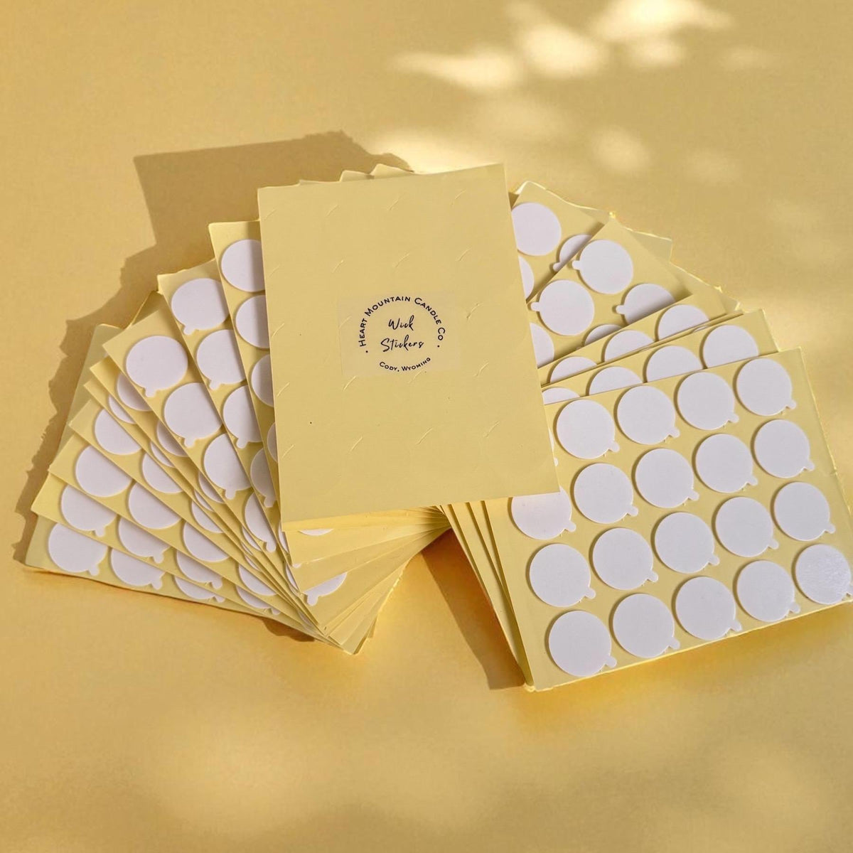 Double-sided adhesive wick stickers for candle making, photo 4