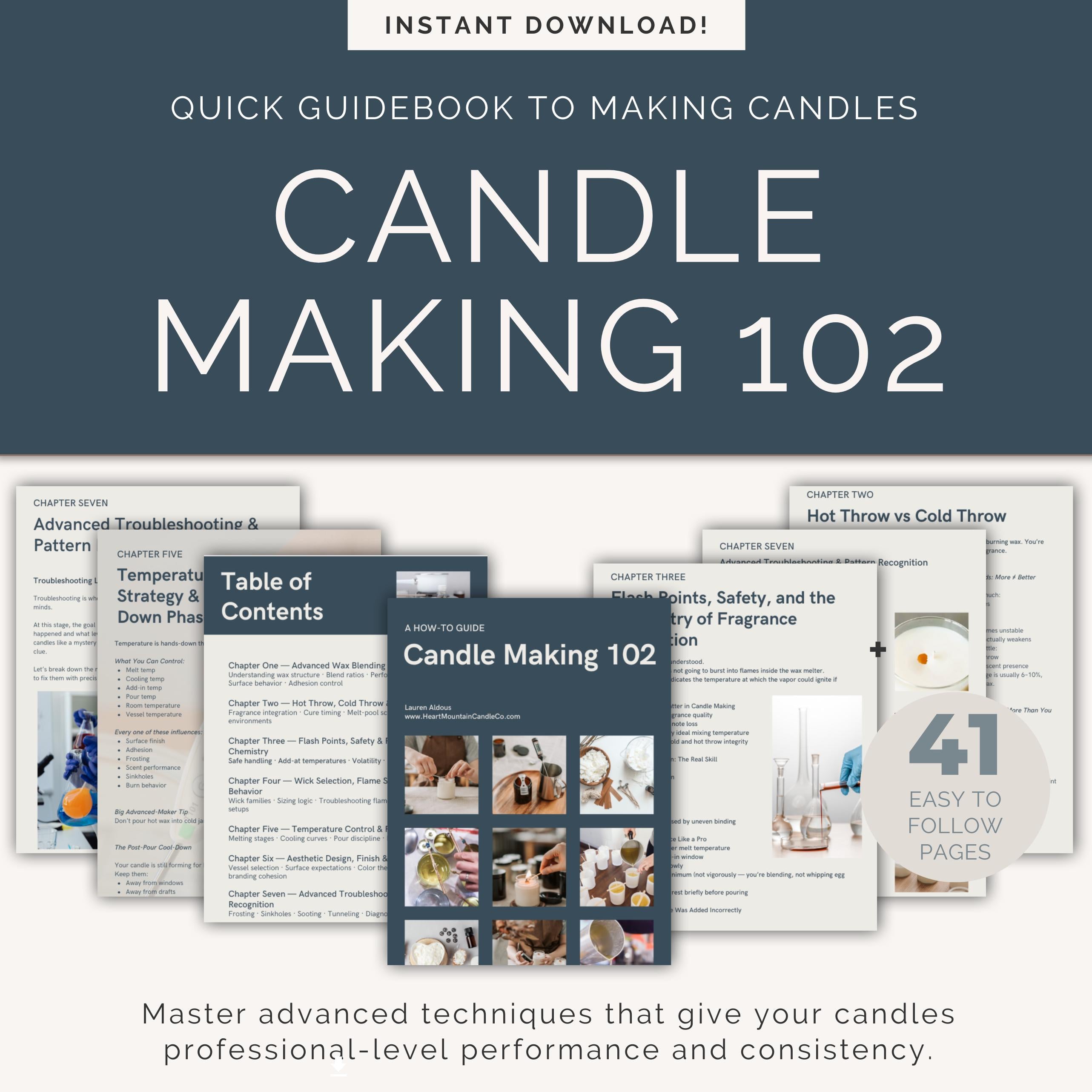 Advanced candle making guide ebook candle making guide step by step candle making ebook digital download advanced candle making techniques learn candle making course soy candle making guide diy candle making tutorial start candle business guide candle maker training ebook candle making education pdf handmade candle tutorial candle making for small business candle making instruction guide advanced candle maker course