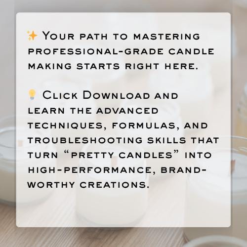 Candle Making 102