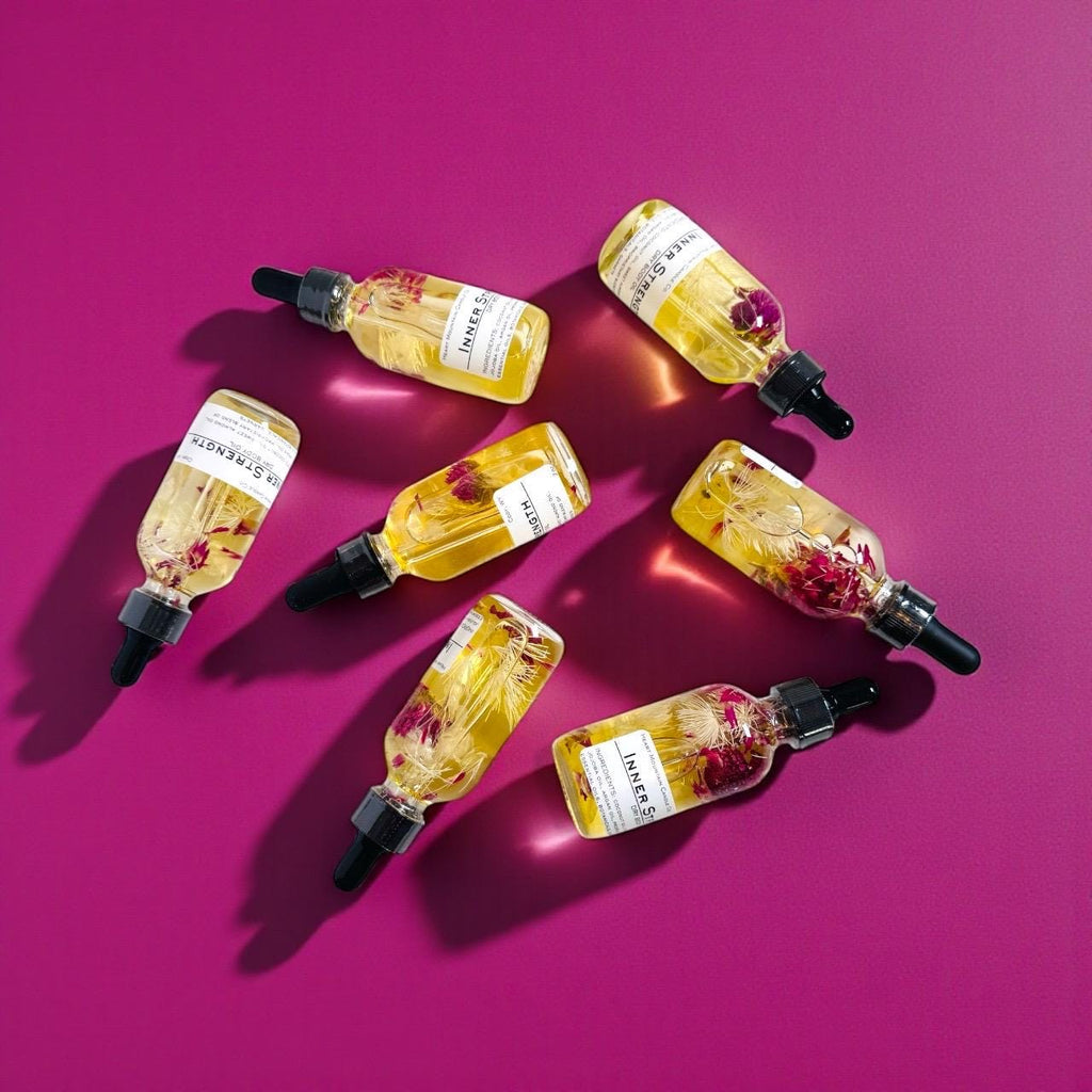 luxury body oil birthday gift valentines day gift mothers day gift gift for wife gift for girlfriend gift for mom gift for sister gift for best friend romantic gift spa day gift lightweight body oil silky skin oil hydrating botanical oil citrus skincare grounding body oil intentional self-care oil crystal skincare handcrafted luxury body oil glowing body oil wellness skincare