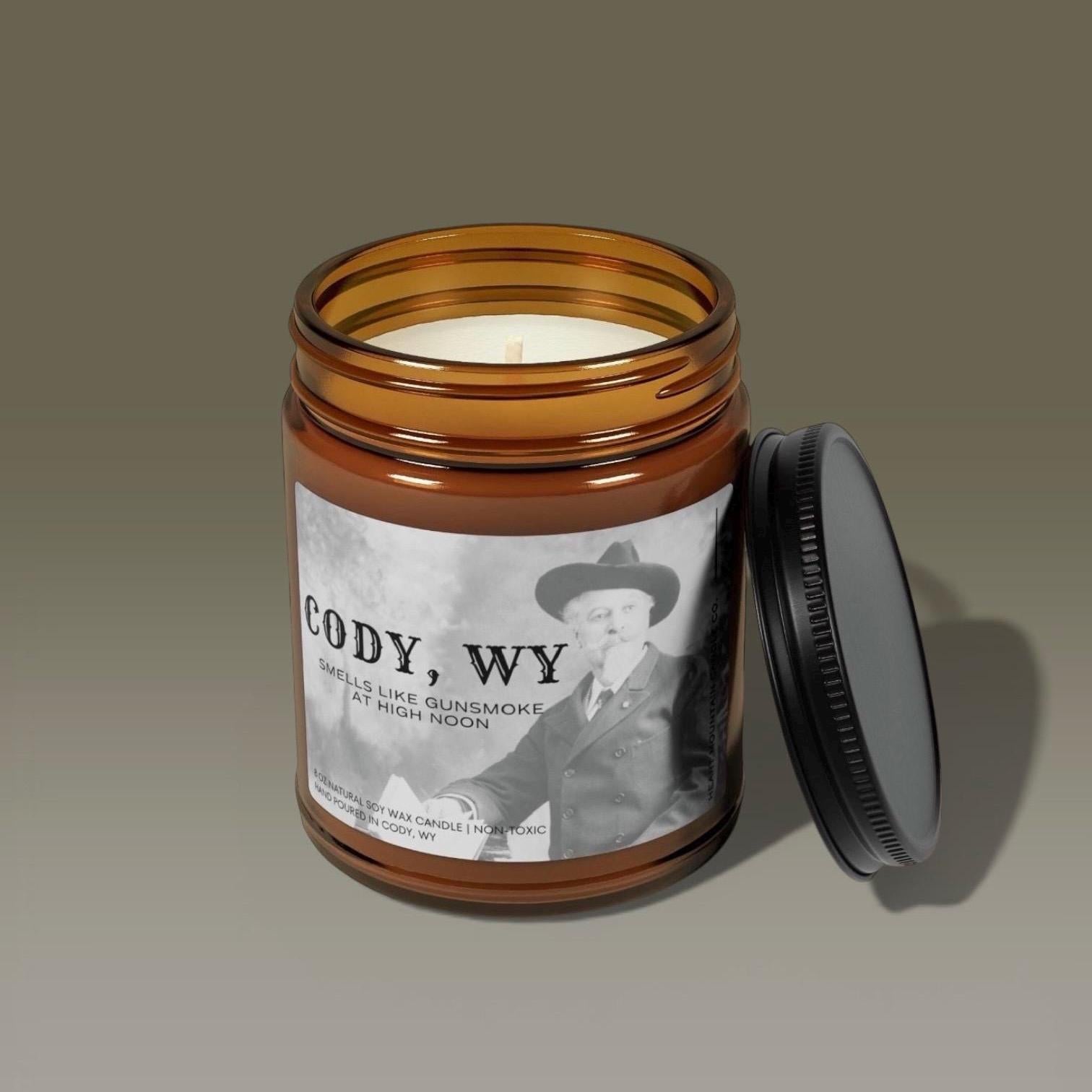 Cody Wyoming candle wild west candle fragrance leather woodsy candle scent luxury soy candle clean burning non-toxic candle rugged cowboy fragrance candle handmade soy candle luxury home fragrance candle western gift candle birthday gift candle housewarming gift candle fathers day gift candle christmas gift candle wedding gift candle hostess gift candle self-care candle gift cowboy scent candle