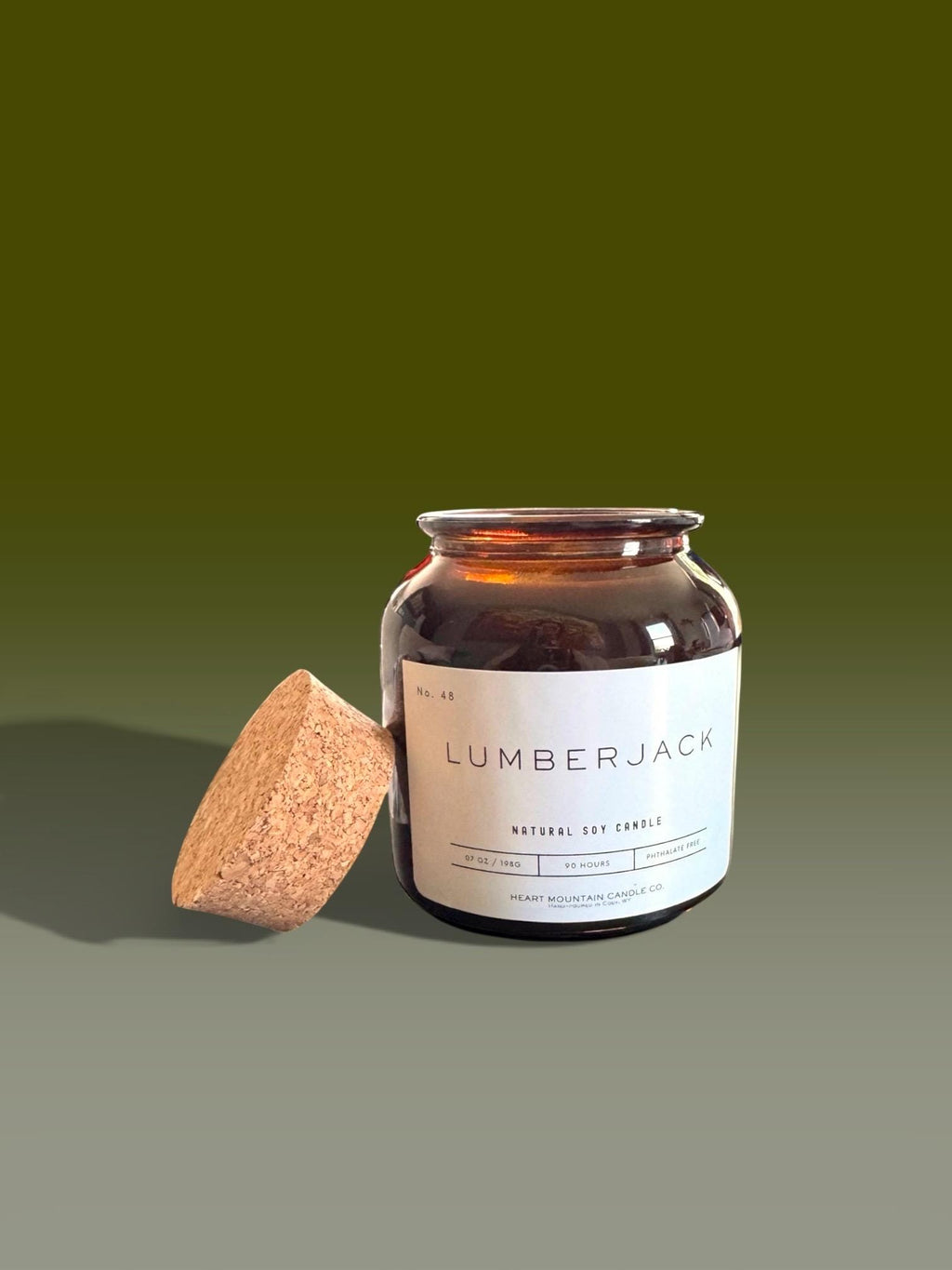 Luxury soy wax candle for relaxation calming home fragrance cedar oak mahogany lavender gift for men clean burning non toxic