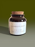 Soy wax candle for relaxation calming home fragrance gift for him cedar oak mahogany lavender clean burning non toxic candle