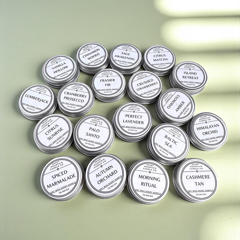 Luxury candle scent sampler soy candle sample tins candle fragrance discovery set candle scent testing kit clean burning non-toxic candle sampler candle scent tester set small candle sample gift candle fragrance sampler pack candle scent sample kit soy wax candle fragrance sampler candle scent sampler for home fragrance lovers candle scent discovery pack candle sample set handmade candle sampler