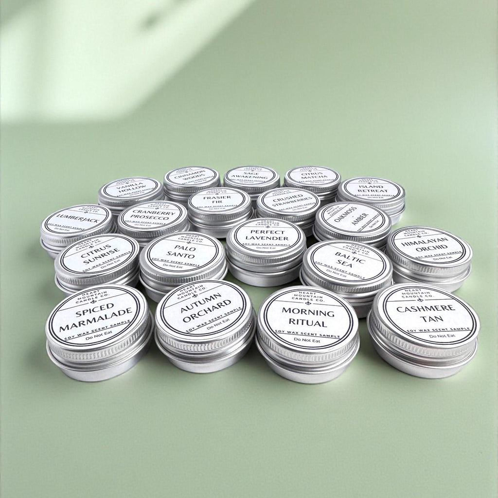 Candle scent tester set soy wax candle sample tins candle fragrance sampler kit handmade candle sampler set clean burning non-toxic candle scent discovery pack candle scent selection kit candle fragrance tester set candle scent sampler gift candle sample set for choosing favorite candle scent home fragrance sampler candle scent discovery kit candle fragrance sampler pack try different candle scents gift for candle lovers